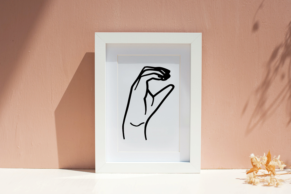 ASL SVG Bundle American Sign Hands, an Education Illustration by InkCloudDesign (Photo 14 of 14)