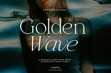 Golden Wave - Elegant Font