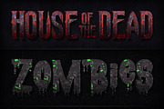 Horror Movie 3D Text for Photoshop, a Layer Style Add-On by Creativenauts (Thumbnail 5 of 5)