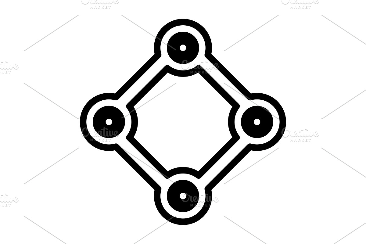 Component part solid icon, a Solid Icon by Creative priyanka