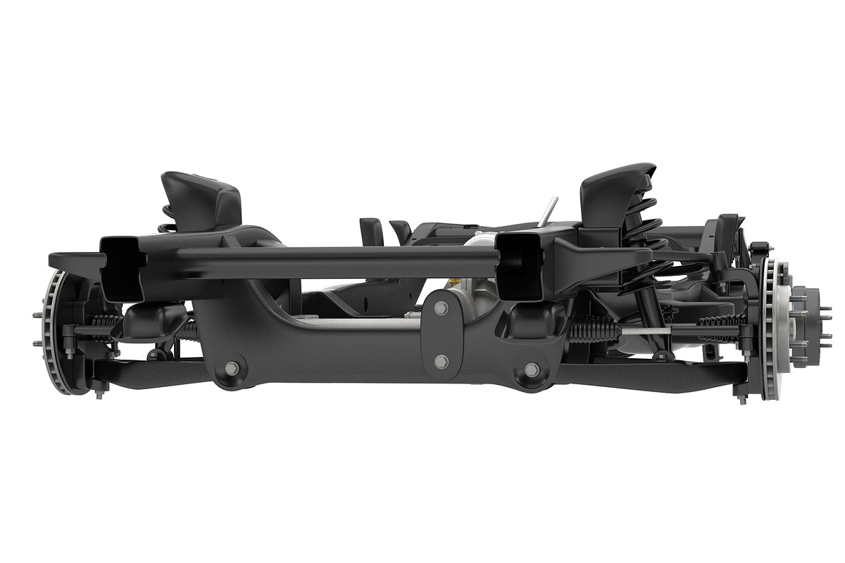 PICKUP TRUCK CHASSIS 4WD IFS, a Cars & Vehicle 3D Model by NNAVAS 3D (Photo 5 of 12)