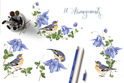BLUE DREAM| CLIPART, a Decorative Illustration by Purple-Bird (Thumbnail 11 of 20)