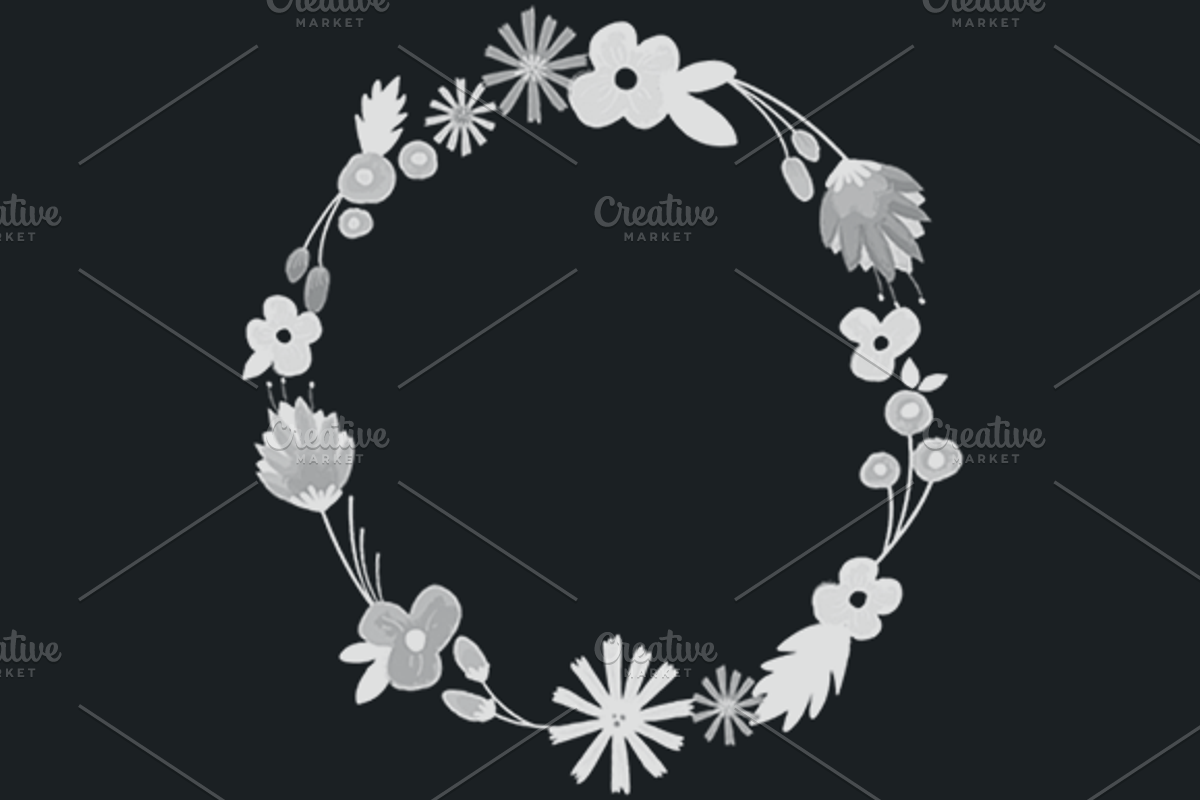 Floral Frame & Overlay preview 4