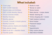 2027-2028 All in One Life Planner, a Templates & Theme by Adalin Shop (Thumbnail 9 of 10)