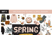 FOUR SEASONS BUNDLE, an Object Graphic by Ruslana Lubenets (Thumbnail 3 of 52)