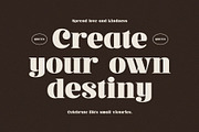 Milega - Stylish Bold Serif, a Serif Font by TypeLogue (Thumbnail 4 of 5)