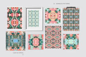 Oil Painting Seamless Patterns Vol.7