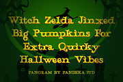 Spirit Witch - A Fun Halloween Font, a Handwritten Font by Pandeka Studio (Thumbnail 6 of 9)