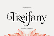 Treifany, a Serif Font by Attract Studio (Thumbnail 1 of 20)
