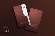 5 in 1 Vertical Luxury Business Card, a Business Card Template by Ctrl space studio (Thumbnail 4 of 6)