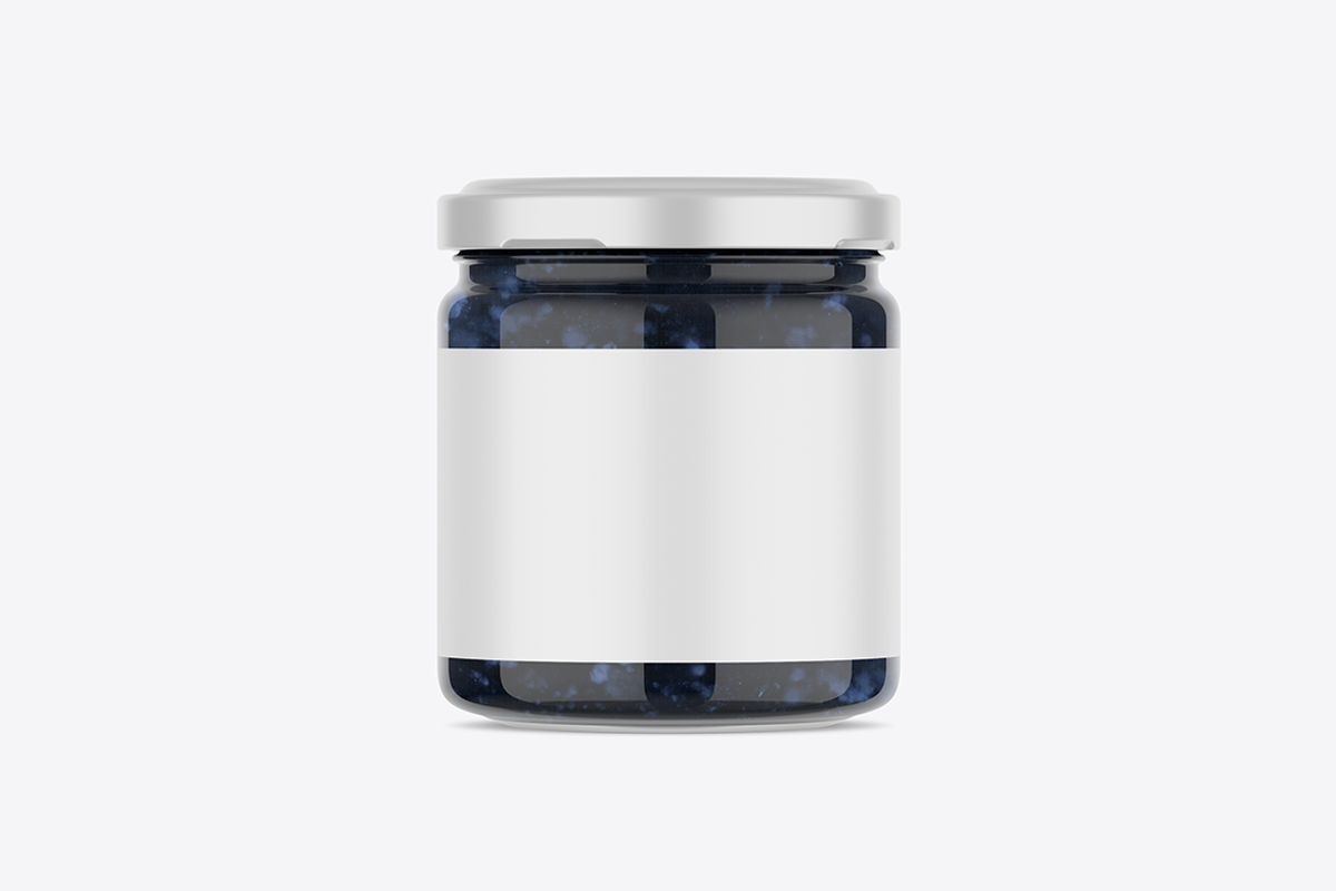 Blueberry Jam Jar Mockup, a Product Mockup by UnicDesign (Photo 2 of 3)