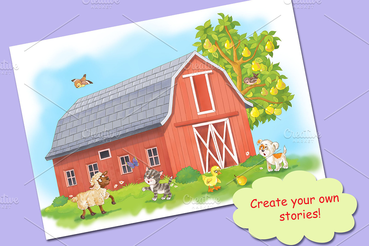At The Farm - part 2, an Animal Illustration by Haso (Photo 10 of 10)