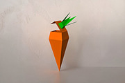 Carrot favor - 3d papercraft, a Print Template by PAPER amaze (Thumbnail 1 of 3)