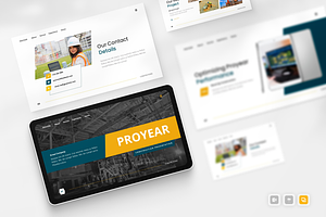 Construction Google Slide, a Presentation Template by Annora Studio