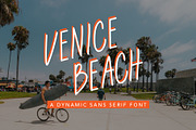 Venice Beach Font, a Sans Serif Font by Eike Creative (Thumbnail 1 of 4)