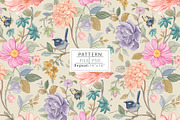 The Whimsical Garden, a Pattern Graphic by Print Diaries (Thumbnail 1 of 5)