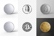 Medal / Coin / Cryprocurency MockUp, a Product Mockup by coloformia (Thumbnail 9 of 10)