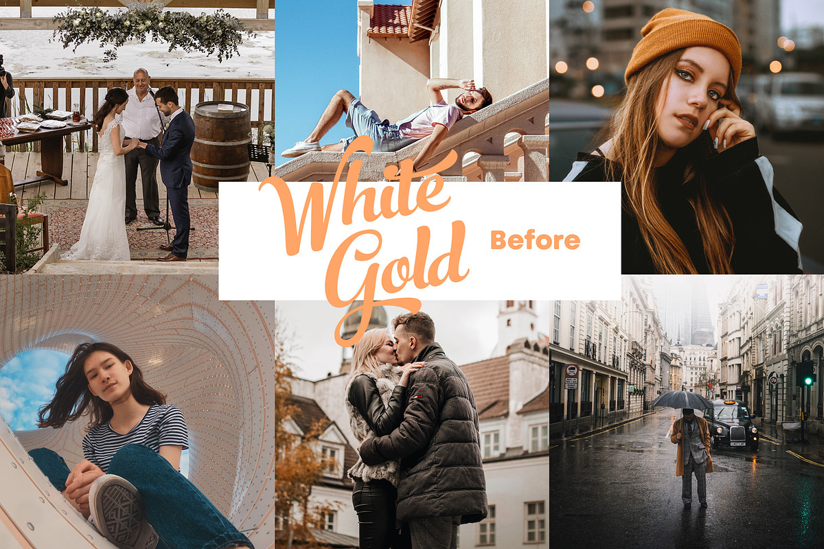 White Gold - Lightroom Presets, an Action Add-On by Maple Visuals (Photo 2 of 12)