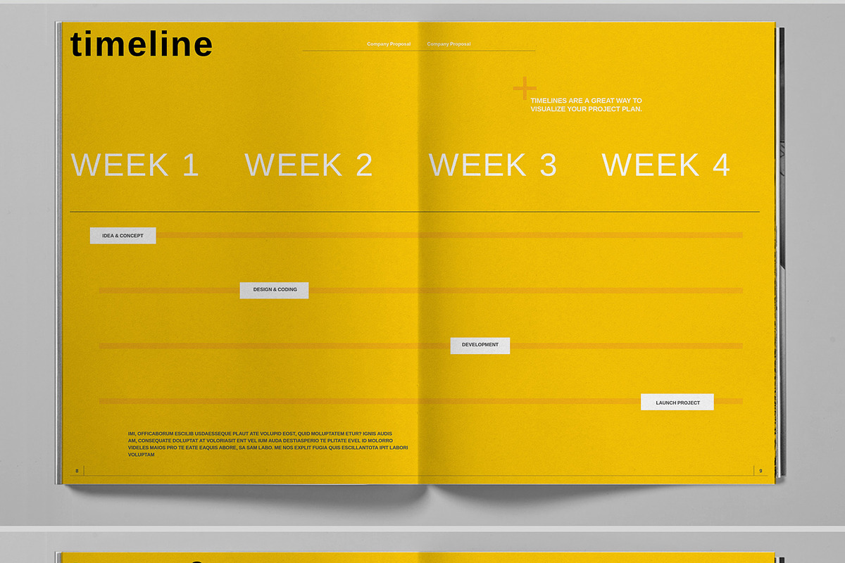 Yellow Company Proposal Brochure, a Brochure Template by Boris Cupac (Photo 6 of 7)