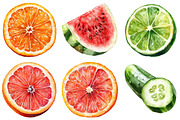 Fresh Summer Fruit PNG Bundle, an Illustration by Pixels.Craft (Thumbnail 5 of 10)