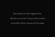 Neon Quaker - Outline Round Font, a Sans Serif Font by Iqsiart Studio (Thumbnail 3 of 7)