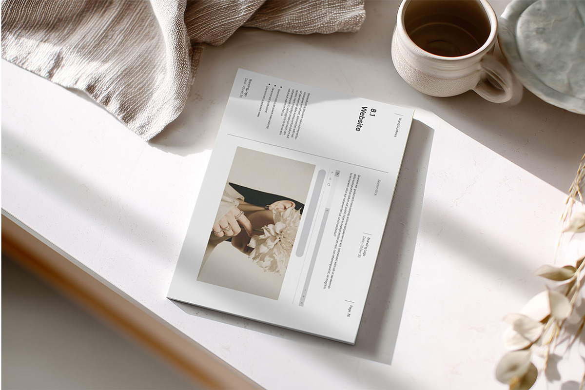 Brand Guidelines Template, a Presentation Template by yanindesign (Photo 4 of 6)