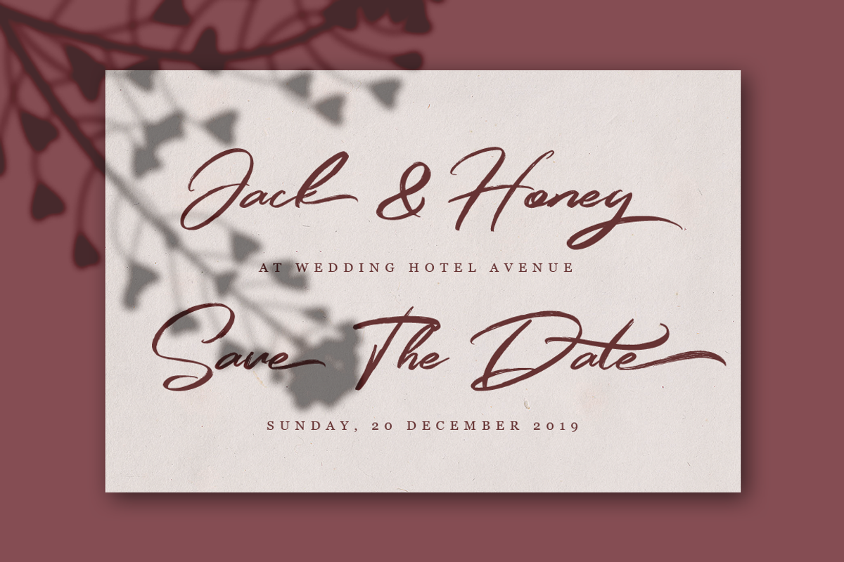 Simpletune - Handwritten Script Font preview 8