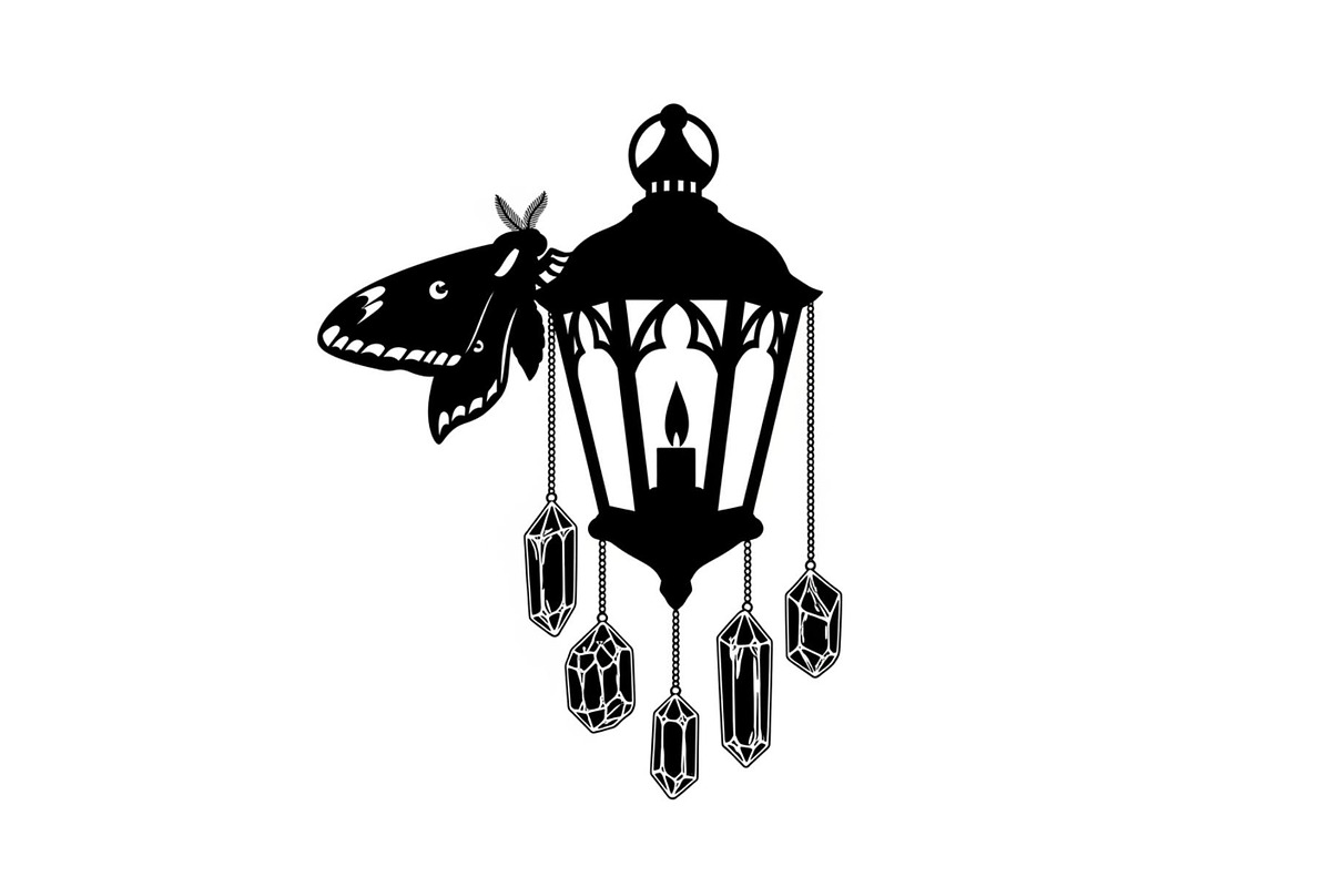 Mystical Moth Lantern Design Bundle, an Illustration by Designs_River (Photo 10 of 31)