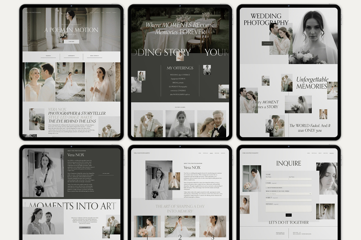 Squarespace Wedding Template, a Squarespace Template by Mockup Art Atelier (Photo 19 of 19)