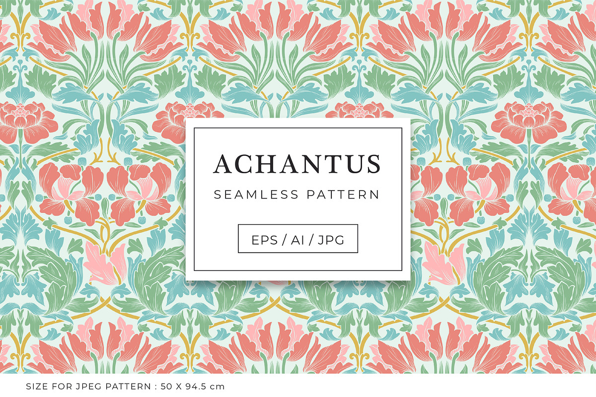 Achantus, Damask Print Patterns, a Pattern Graphic by ASTUDIO (Photo 9 of 9)