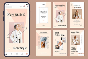 Social Media Story Layout, an UI Kit Template by CreativeShaper