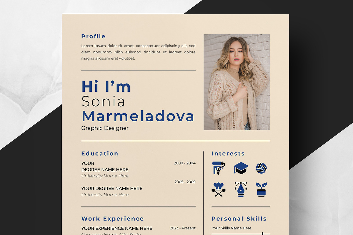 Executive Resume & Portfolio Bundle, a Resume Template by ResumeInventor (Photo 1 of 5)