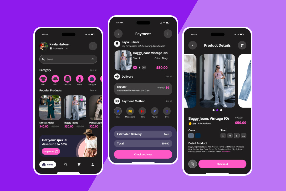 Prelova – Thrift Fashion Store App, an App Template by productype1 (Photo 4 of 5)