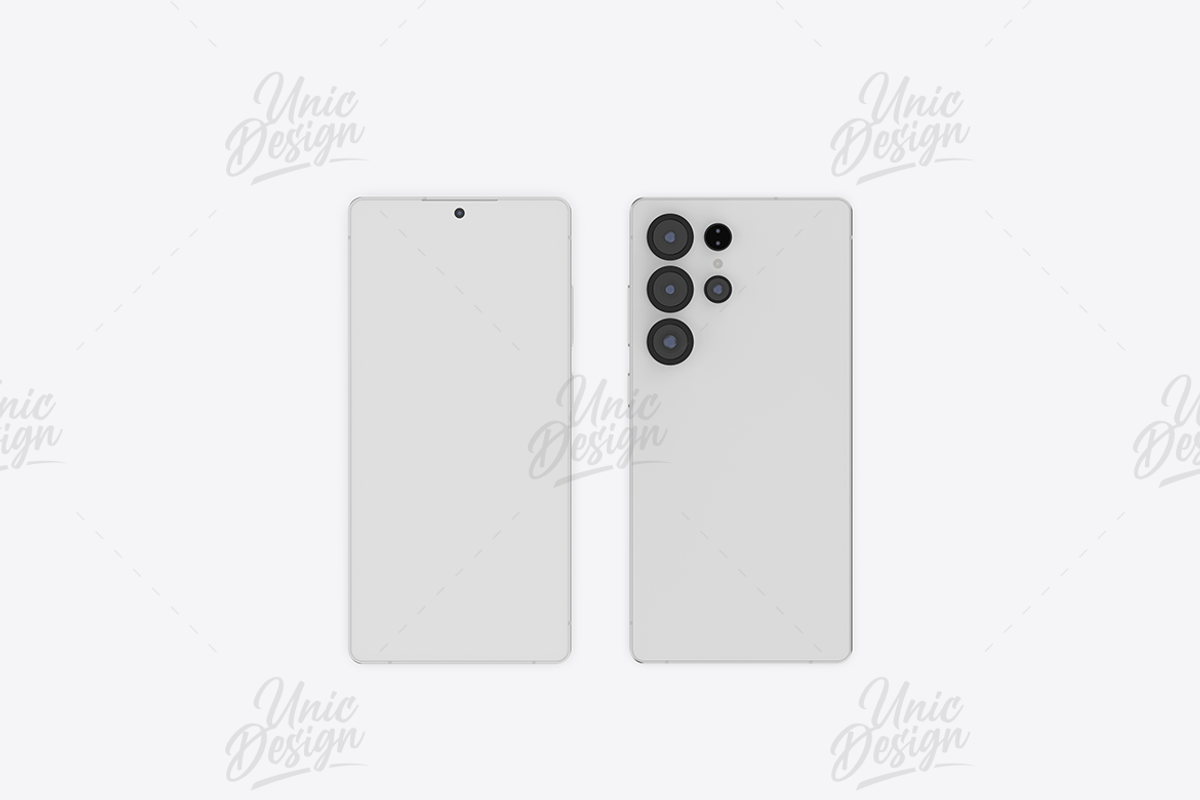 Samsung Galaxy S25 Ultra Mockup, an Android Mockup by UnicDesign (Photo 24 of 35)