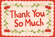 Cherry Rush Cute Handwriting, a Handwritten Font by Littlehand (Thumbnail 10 of 10)