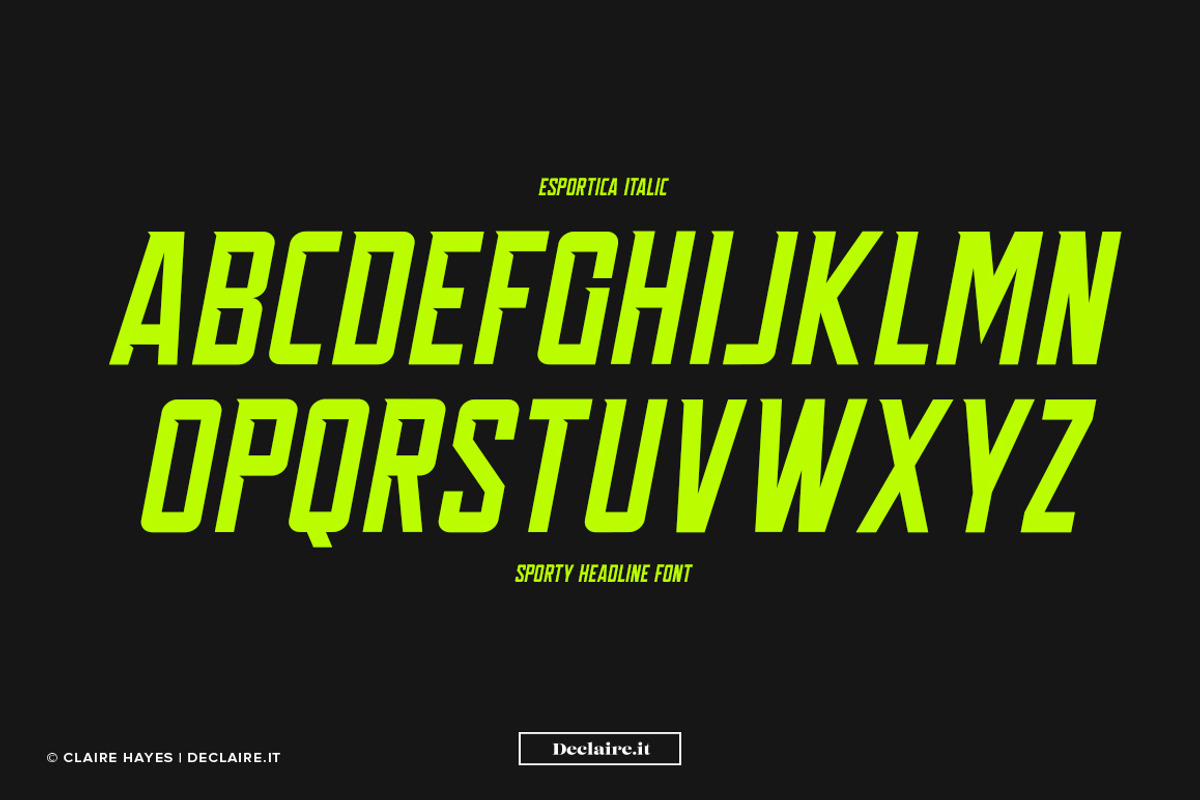 Esportica Italic preview 2