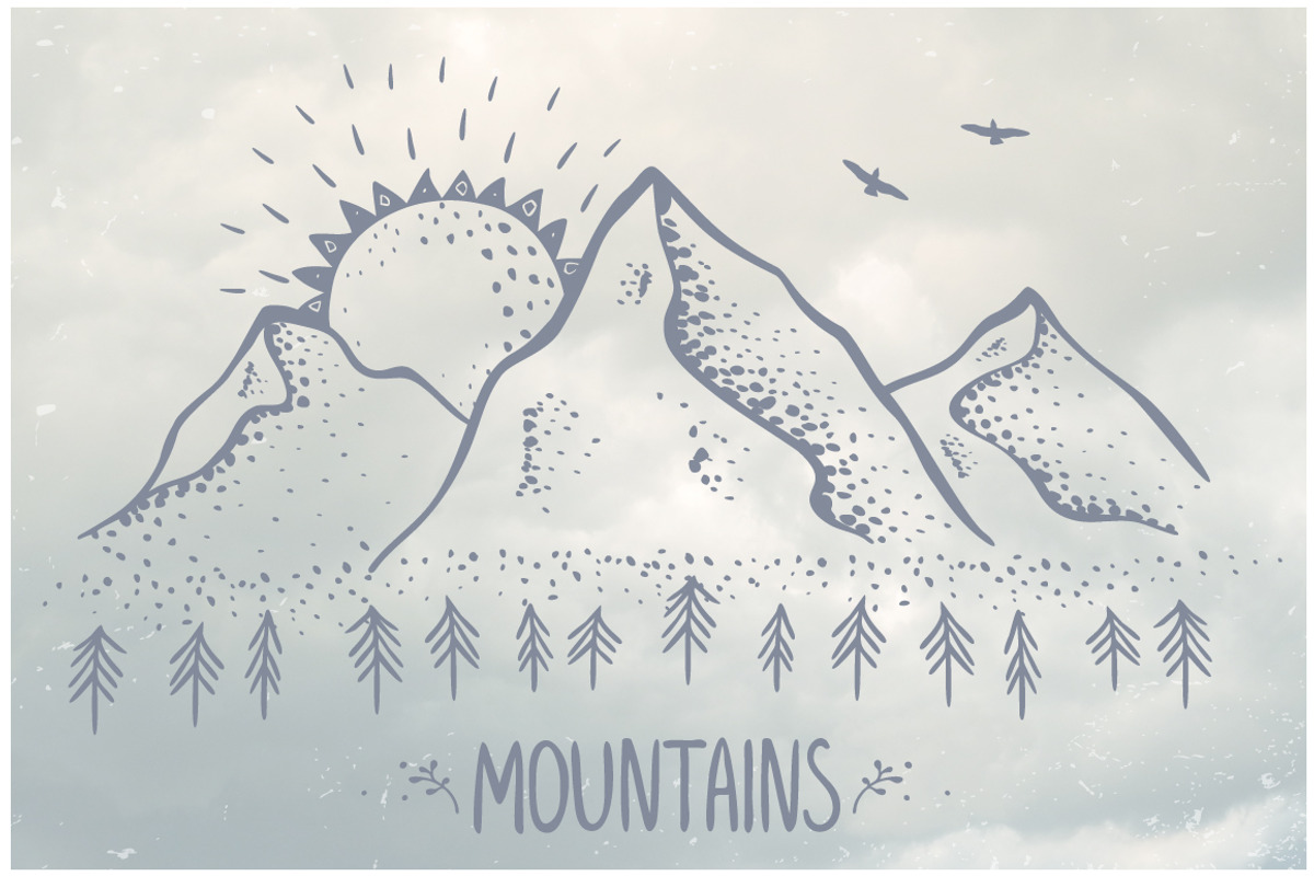 mountains, an Illustration by JulianArt (Photo 4 of 4)
