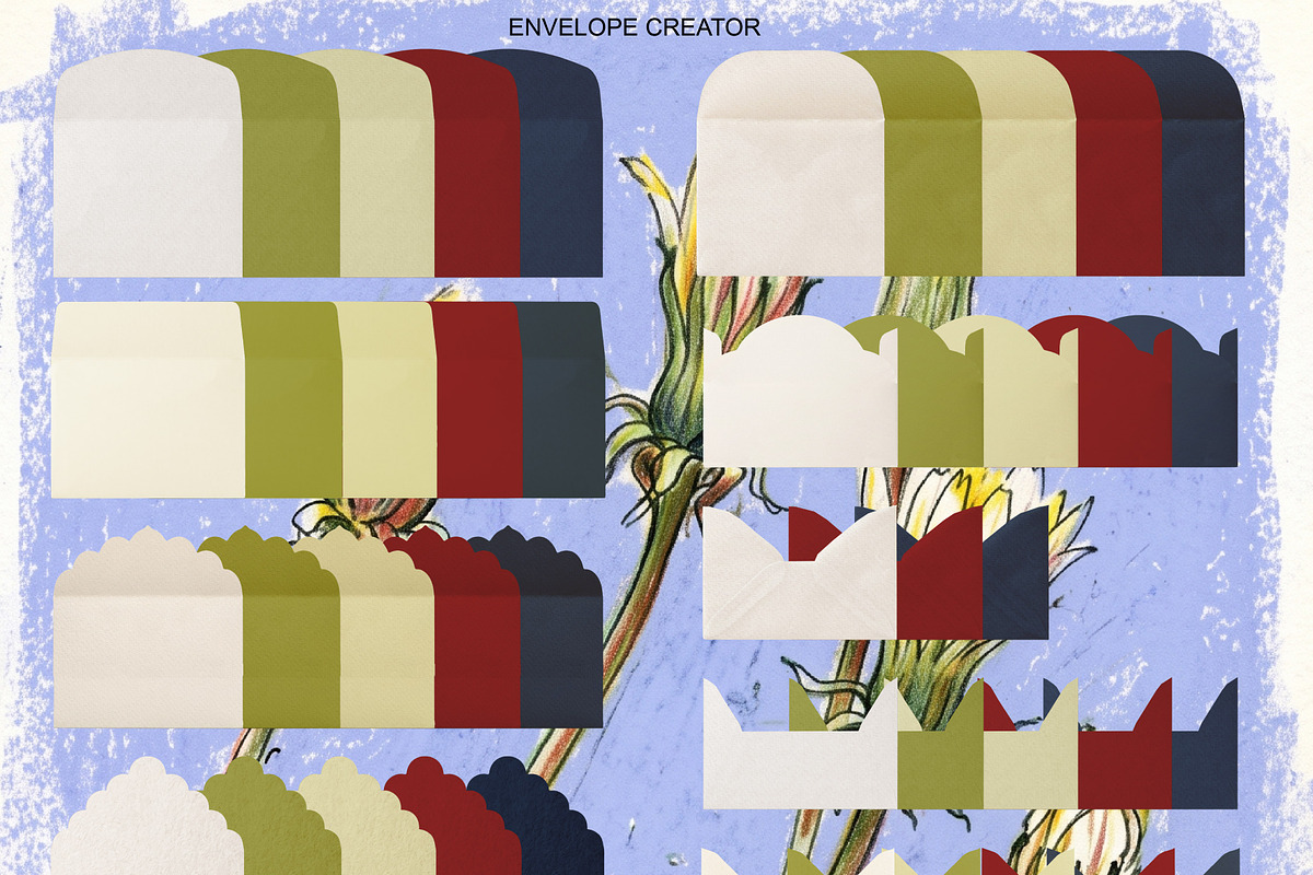 Wild Berry Envelope Creator Kit, an Object Graphic by DreamoraArt (Photo 4 of 11)