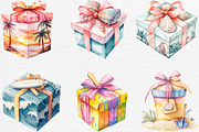 Summer Beach Gift Box PNG, an Illustration by Black Bird Studio (Thumbnail 2 of 6)