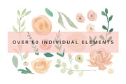 Rosa Moderna: Watercolor Floral Set, an Illustration by Aesthetic Printables (Thumbnail 6 of 7)