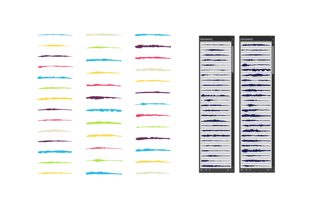 1200 Paint and Ink brushes, a Brush Add-On by Graphic patterns (Photo 5 of 8)