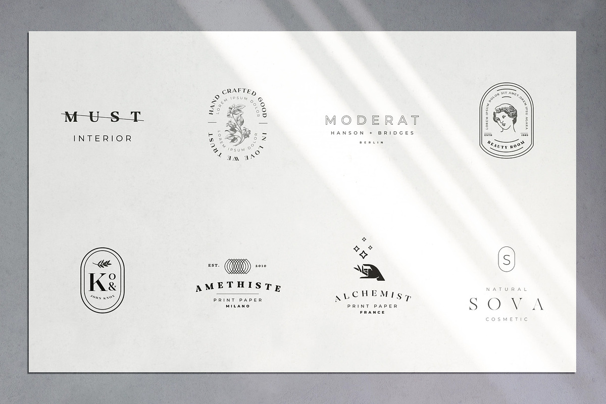 Encre Noire Logo Minimal Modern, a Branding & Logo Template by Nues Design (Photo 6 of 14)