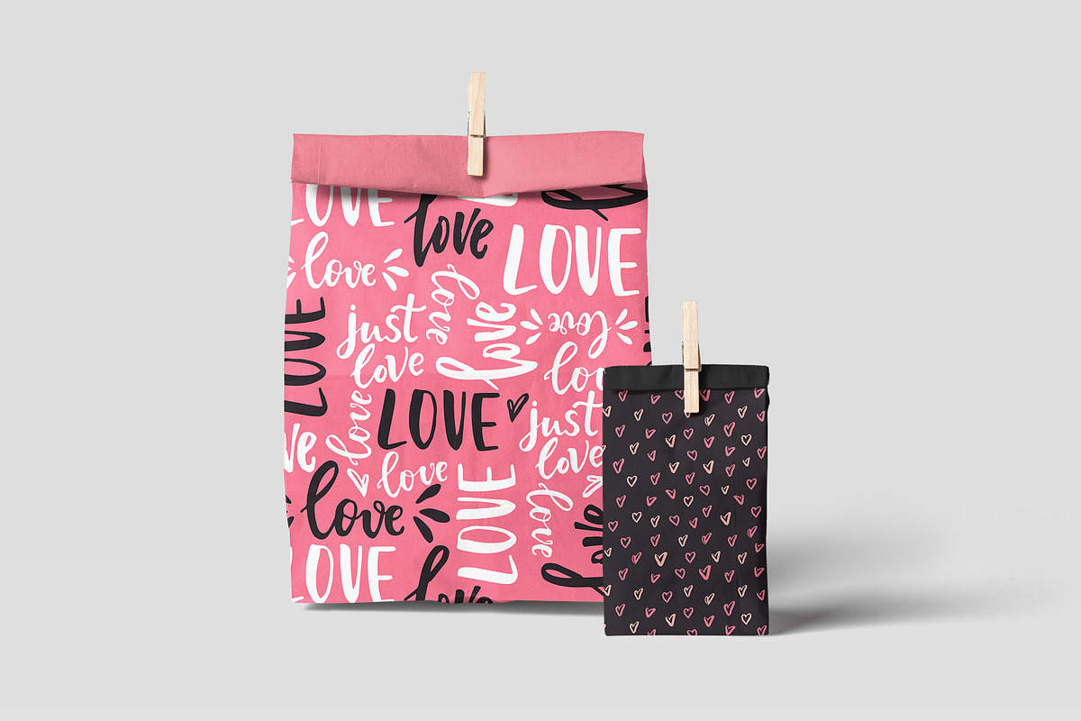 Valentine's day patterns collection, a Pattern Graphic by Cozy pattern shop (Photo 2 of 4)