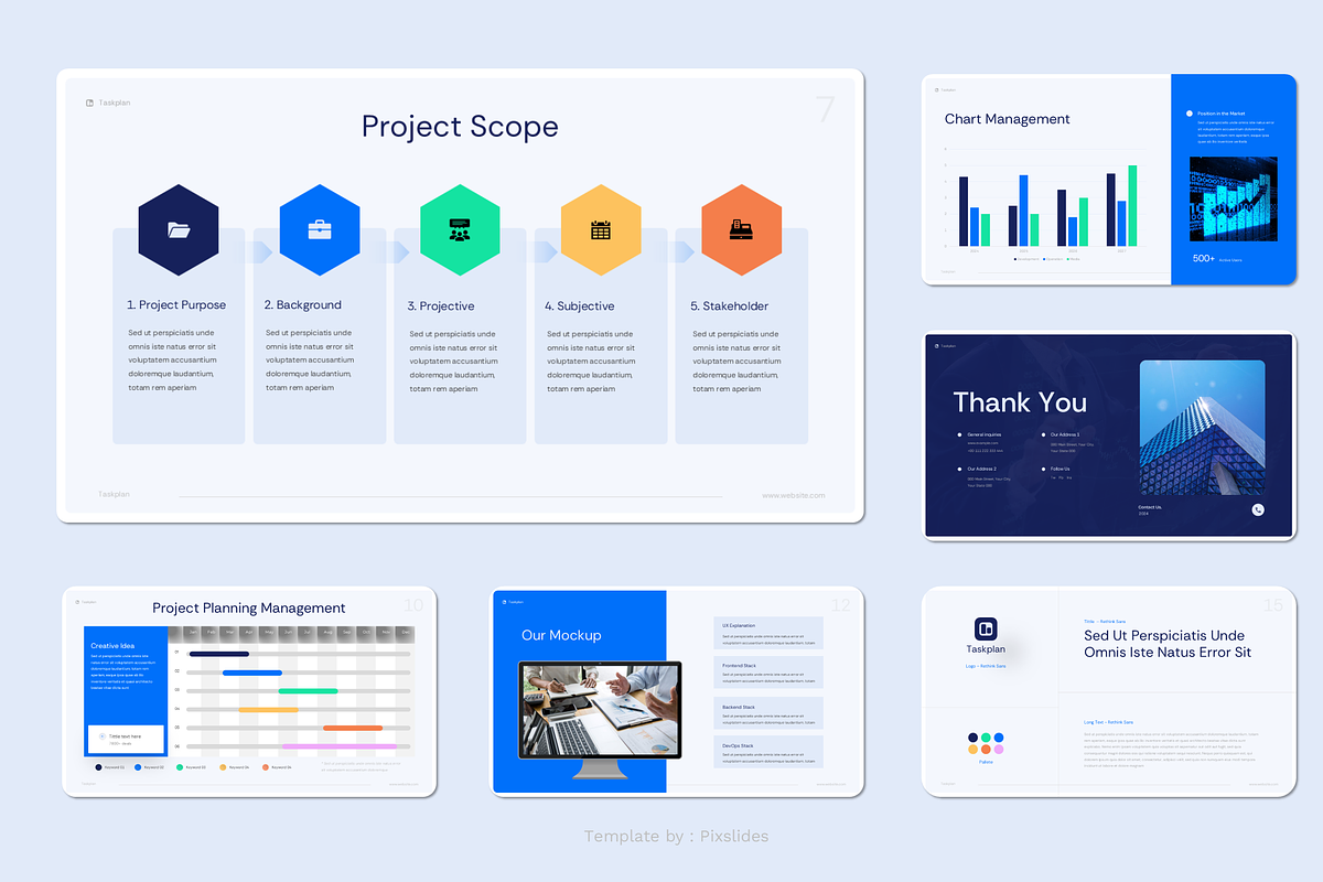 Project Management PowerPoint preview 6