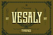 Vesaly - Simple Blackletter, a Blackletter Font by Annivers Type (Thumbnail 1 of 7)