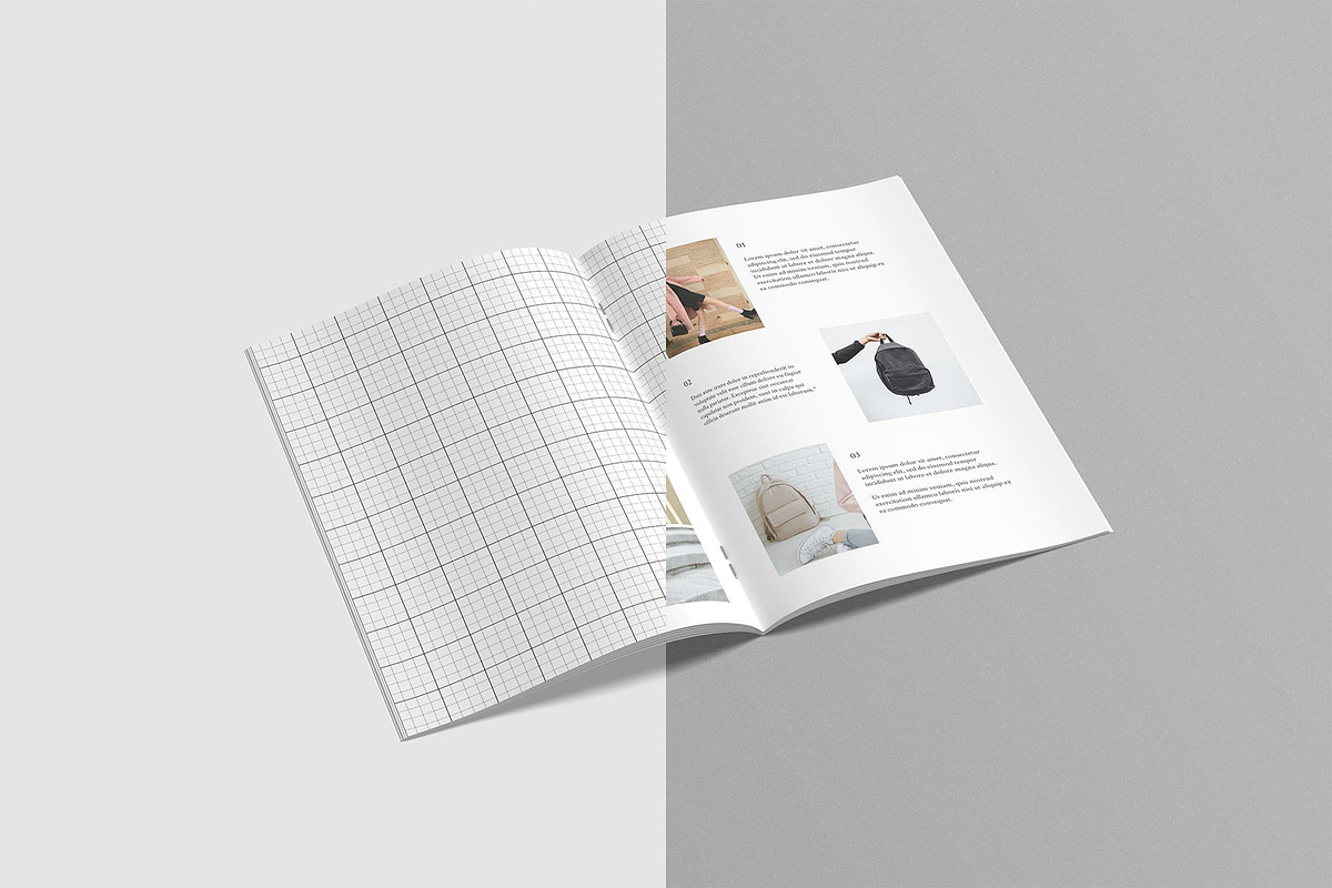 A4 Brochure / Catalog Mockup, a Books & Magazine Mockup by Hokagata (Photo 9 of 14)