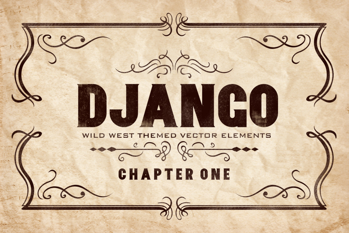 Django Wild West ( Western Badges )