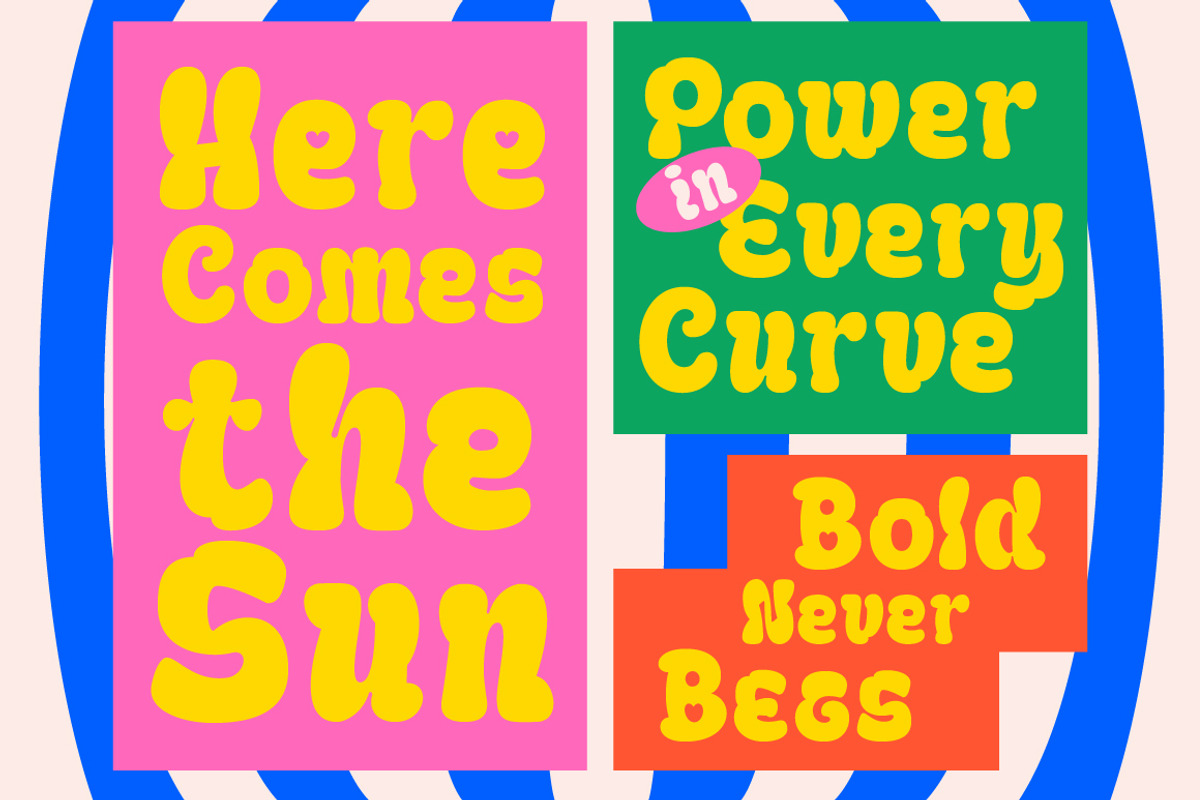 Curevy bold groovy font, a Handwritten Font by Angin Studio (Photo 11 of 14)