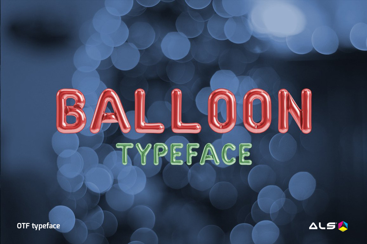 Balloon Typeface