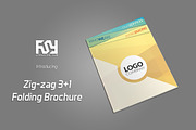 Zig-zag 3+1 Folding Brochure, a Brochure Template by FSY Creative Lab (Thumbnail 1 of 3)